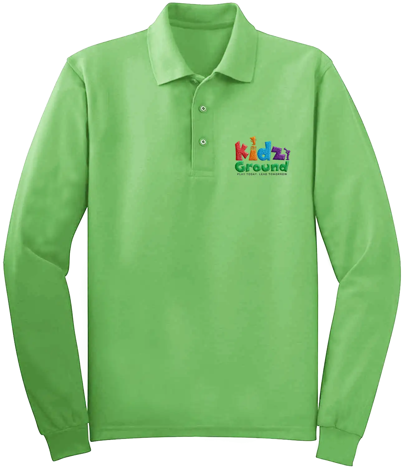 Kidzground - Long Sleeved Polo